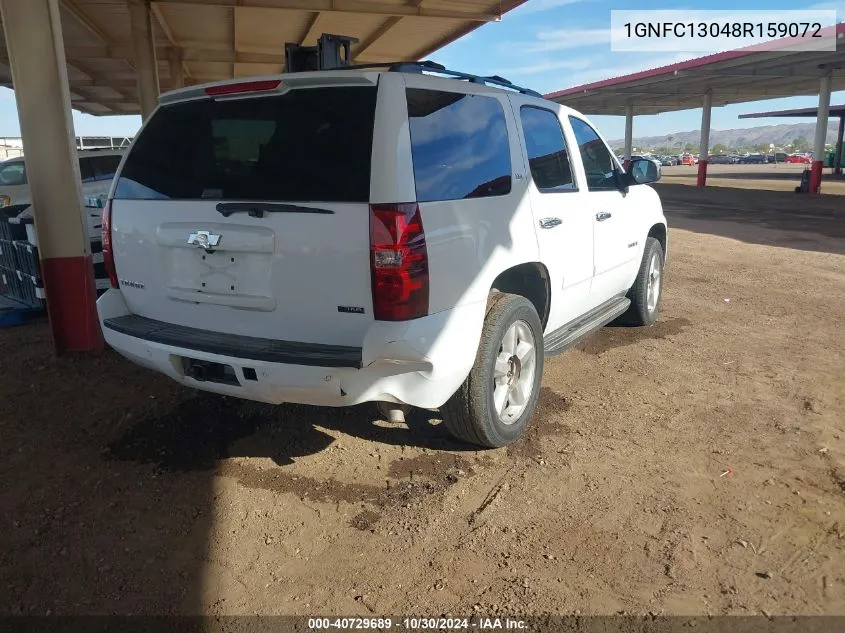 2008 Chevrolet Tahoe C1500 VIN: 1GNFC13048R159072 Lot: 40729689