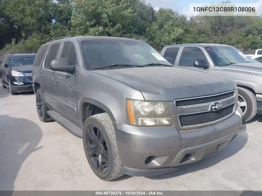 1GNFC13C88R108006 2008 Chevrolet Tahoe Ls