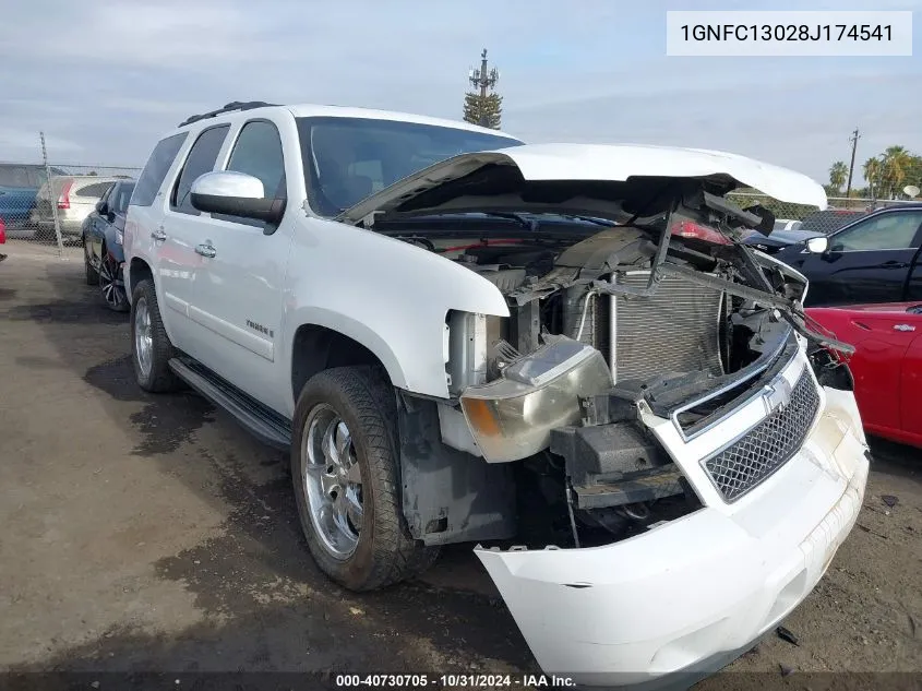 2008 Chevrolet Tahoe C1500 VIN: 1GNFC13028J174541 Lot: 40730705