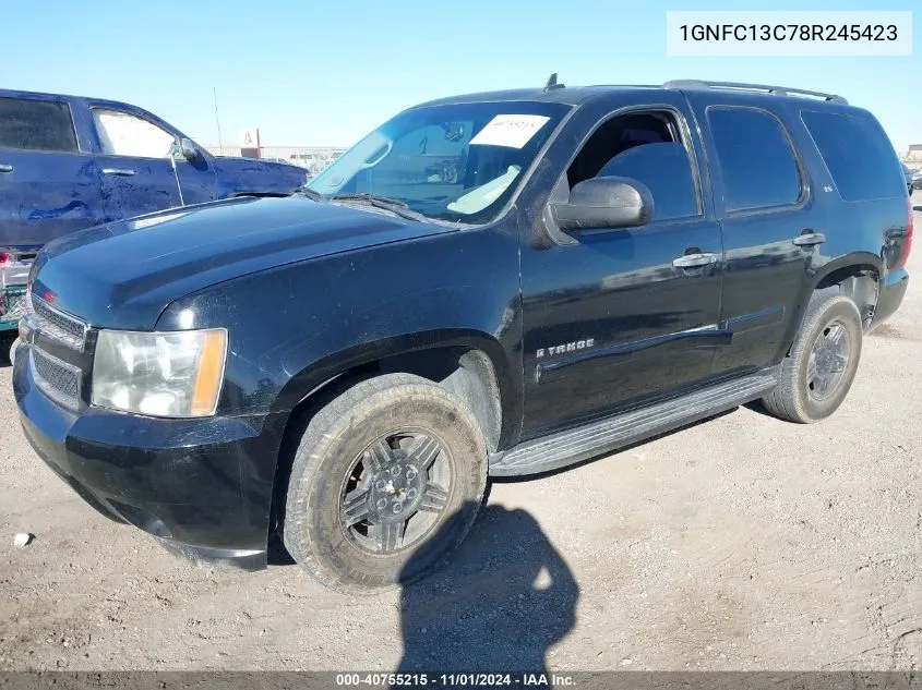 2008 Chevrolet Tahoe Ls VIN: 1GNFC13C78R245423 Lot: 40755215