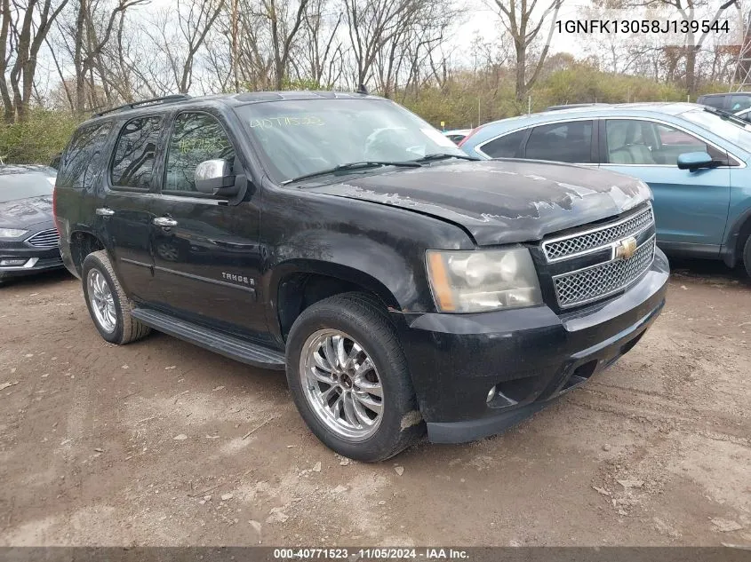 2008 Chevrolet Tahoe Ltz VIN: 1GNFK13058J139544 Lot: 40771523