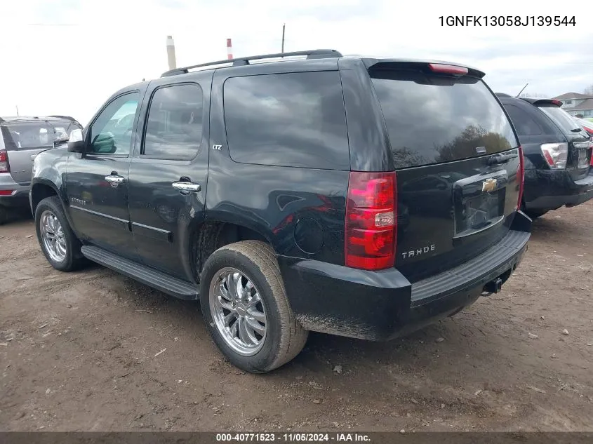 2008 Chevrolet Tahoe Ltz VIN: 1GNFK13058J139544 Lot: 40771523