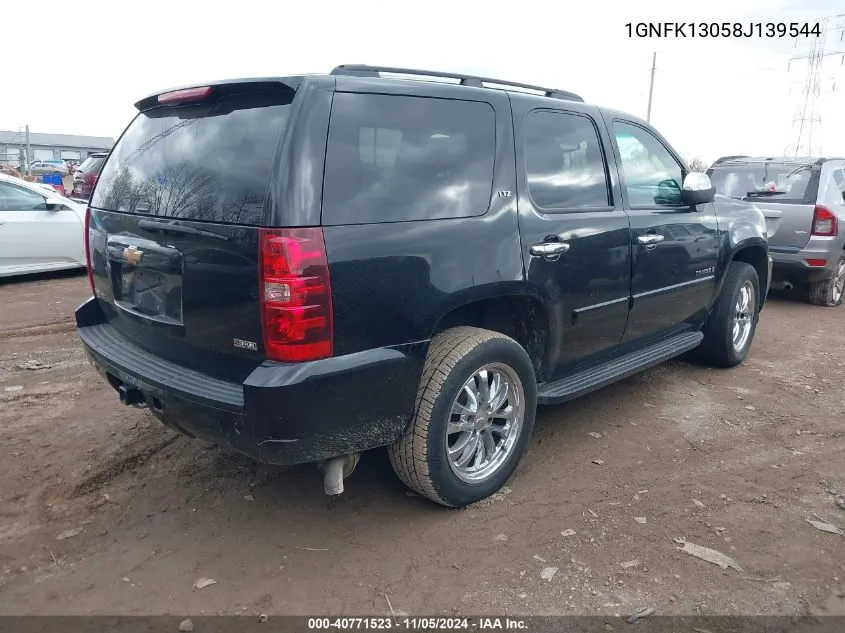 2008 Chevrolet Tahoe Ltz VIN: 1GNFK13058J139544 Lot: 40771523