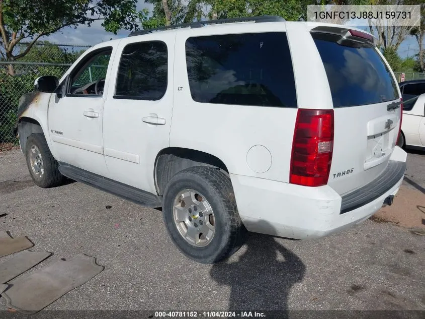 2008 Chevrolet Tahoe Lt VIN: 1GNFC13J88J159731 Lot: 40781152