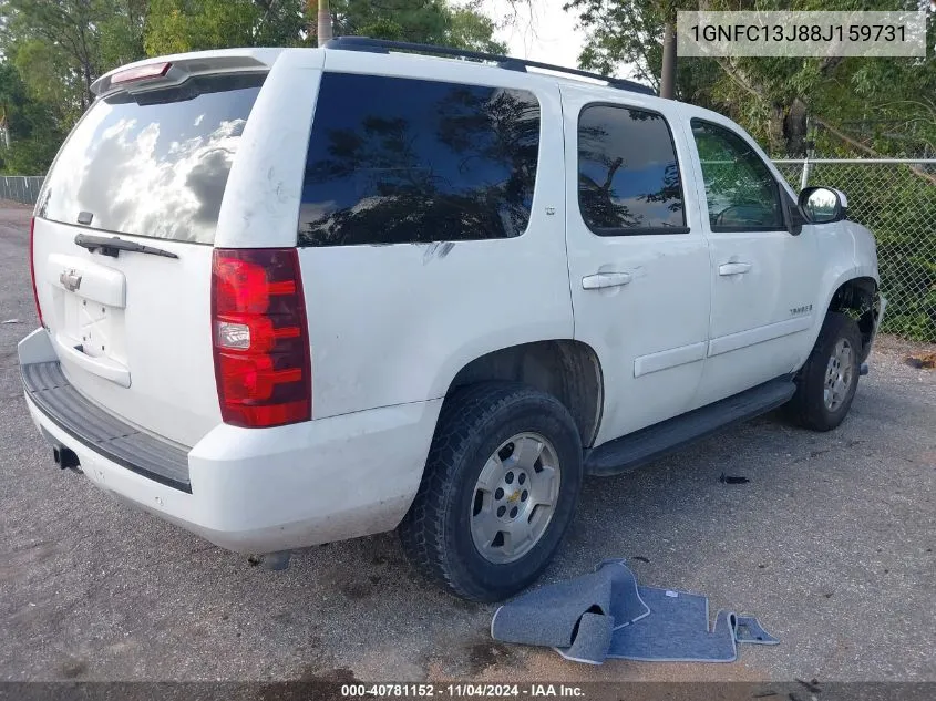 2008 Chevrolet Tahoe Lt VIN: 1GNFC13J88J159731 Lot: 40781152