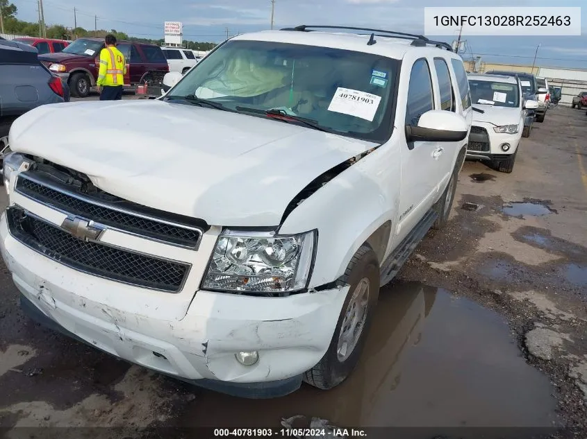 1GNFC13028R252463 2008 Chevrolet Tahoe Lt W/3Lt