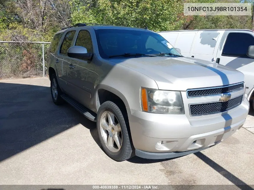 2008 Chevrolet Tahoe Lt VIN: 1GNFC13J98R101354 Lot: 40839359