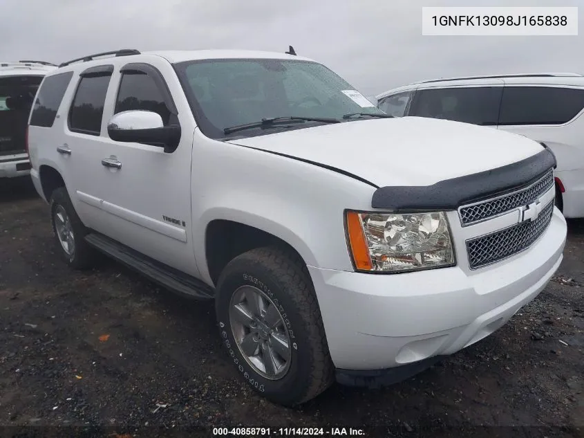 2008 Chevrolet Tahoe Lt VIN: 1GNFK13098J165838 Lot: 40858791