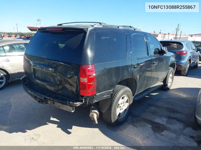 2008 Chevrolet Tahoe Lt VIN: 1GNFC13088R255867 Lot: 40860983