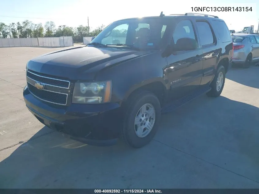 1GNFC13C08R143154 2008 Chevrolet Tahoe Ls