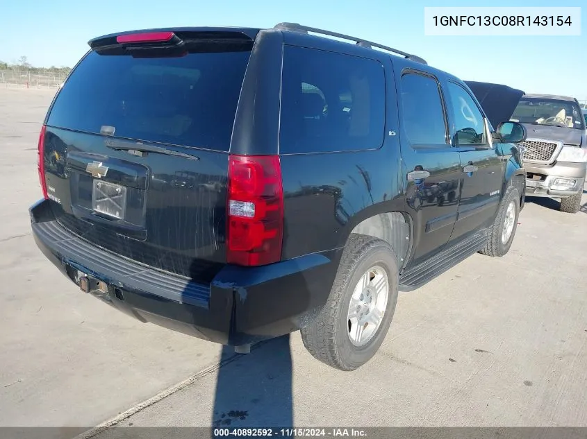 1GNFC13C08R143154 2008 Chevrolet Tahoe Ls