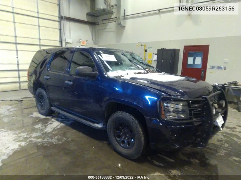 2009 Chevrolet Tahoe Police VIN: 1GNEC03059R263156 Lot: 35188882