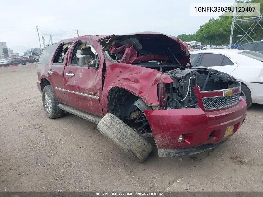 1GNFK33039J120407 2009 Chevrolet Tahoe Ltz