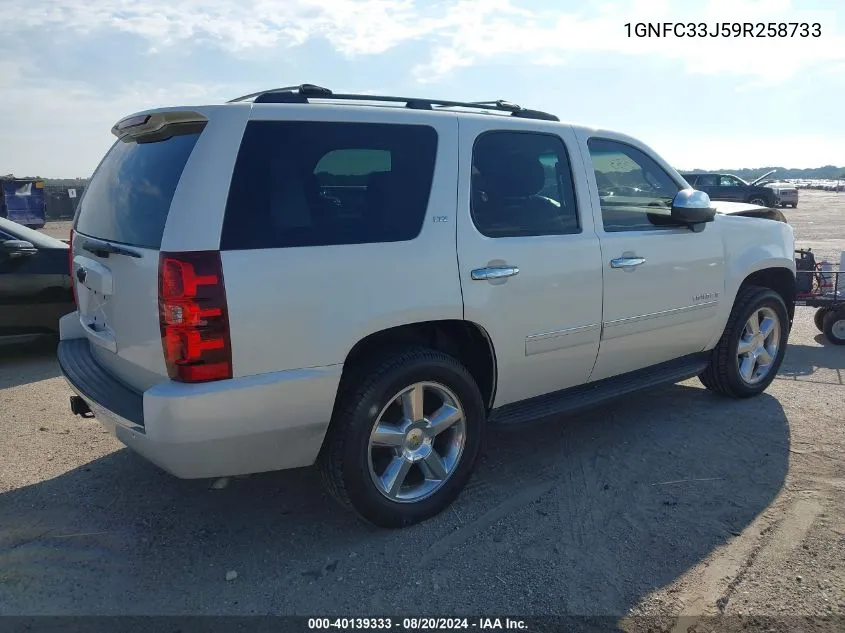 2009 Chevrolet Tahoe C1500 Ltz VIN: 1GNFC33J59R258733 Lot: 40139333