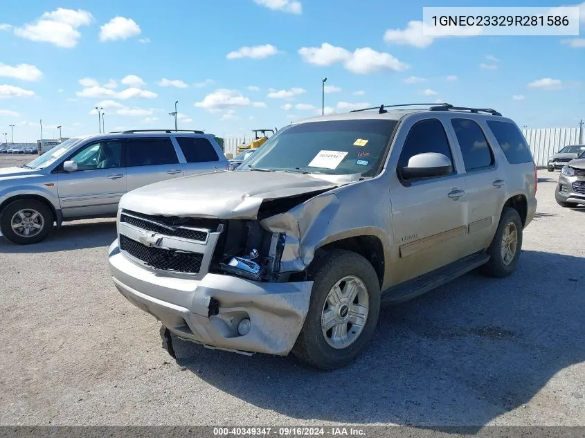 2009 Chevrolet Tahoe C1500 Lt VIN: 1GNEC23329R281586 Lot: 40349347