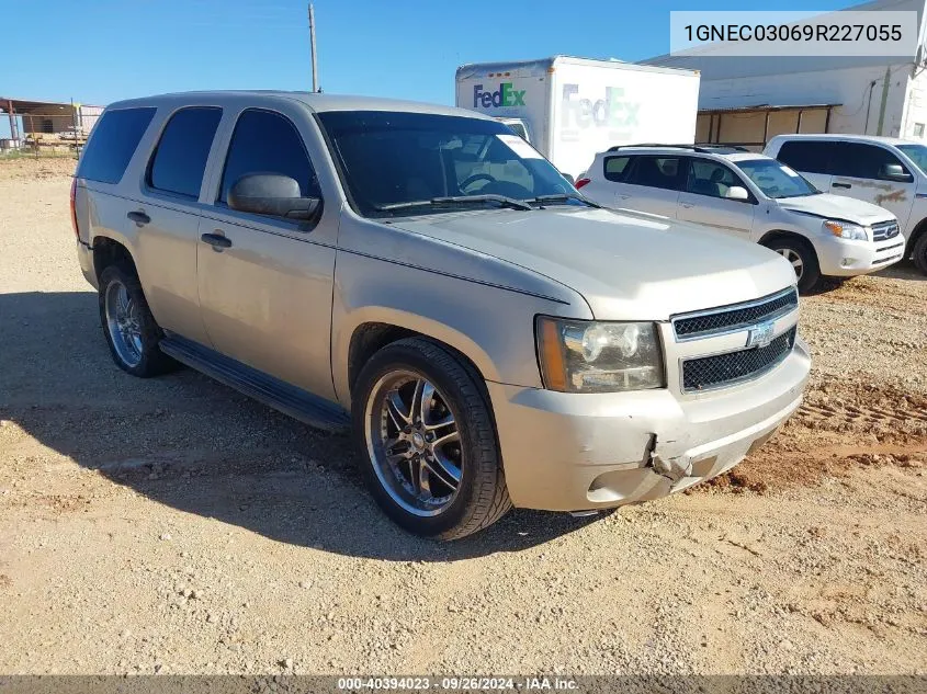 2009 Chevrolet Tahoe Police VIN: 1GNEC03069R227055 Lot: 40394023