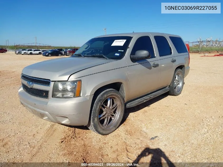 2009 Chevrolet Tahoe Police VIN: 1GNEC03069R227055 Lot: 40394023