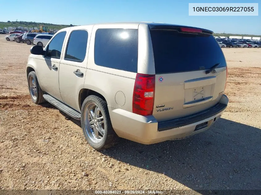 2009 Chevrolet Tahoe Police VIN: 1GNEC03069R227055 Lot: 40394023