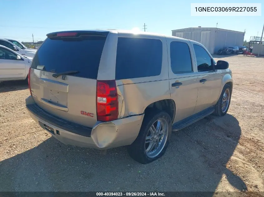 2009 Chevrolet Tahoe Police VIN: 1GNEC03069R227055 Lot: 40394023