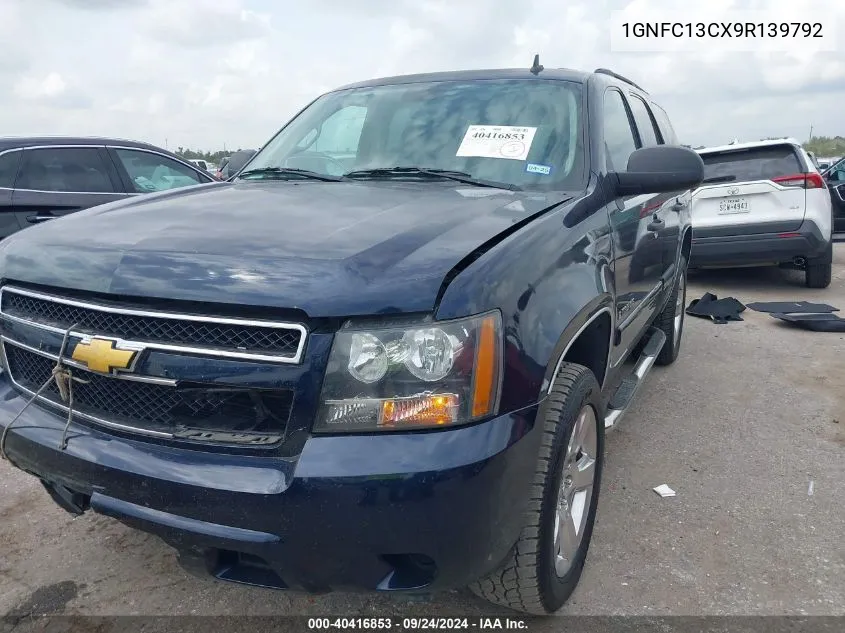 2009 Chevrolet Tahoe C1500 Ls VIN: 1GNFC13CX9R139792 Lot: 40416853