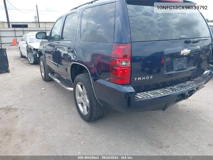 2009 Chevrolet Tahoe C1500 Ls VIN: 1GNFC13CX9R139792 Lot: 40416853