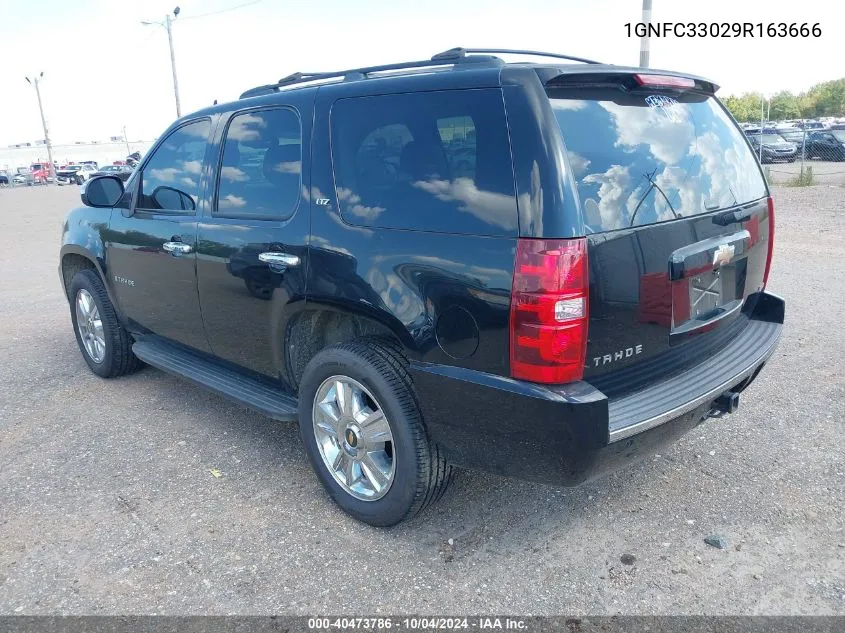 2009 Chevrolet Tahoe Ltz VIN: 1GNFC33029R163666 Lot: 40473786