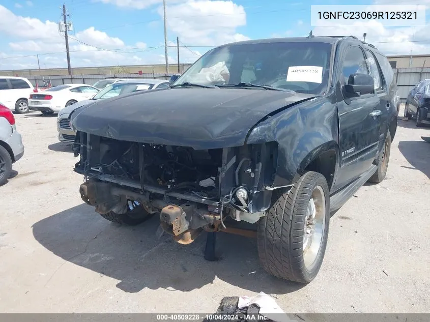 2009 Chevrolet Tahoe Lt1 VIN: 1GNFC23069R125321 Lot: 40509228