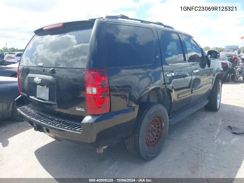 2009 Chevrolet Tahoe Lt1 VIN: 1GNFC23069R125321 Lot: 40509228