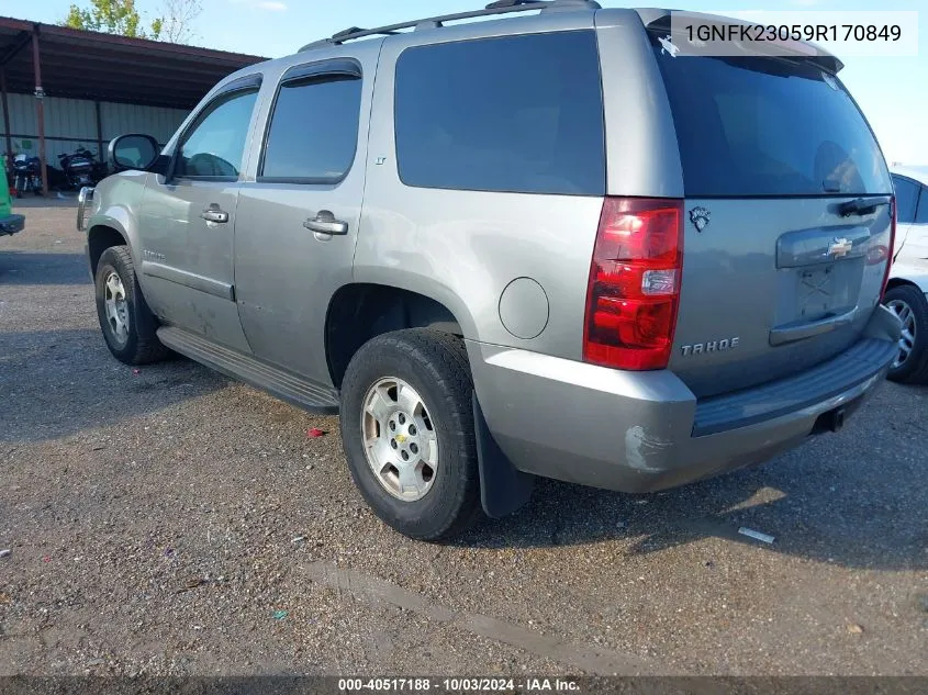 2009 Chevrolet Tahoe Lt1 VIN: 1GNFK23059R170849 Lot: 40517188