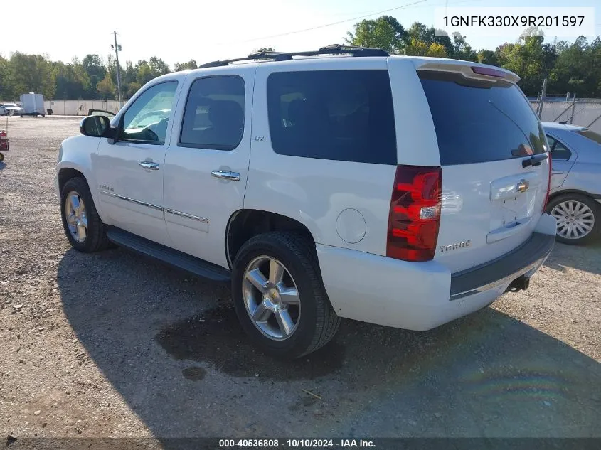 2009 Chevrolet Tahoe Ltz VIN: 1GNFK330X9R201597 Lot: 40536808