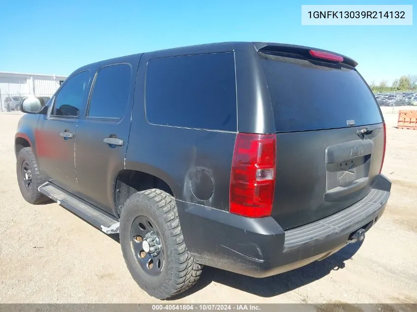 2009 Chevrolet Tahoe Commercial Fleet VIN: 1GNFK13039R214132 Lot: 40541804