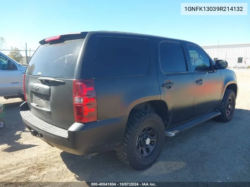 2009 Chevrolet Tahoe Commercial Fleet VIN: 1GNFK13039R214132 Lot: 40541804