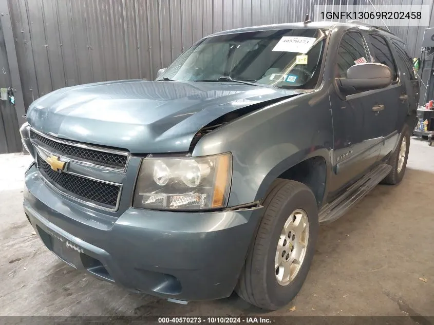 2009 Chevrolet Tahoe Ls VIN: 1GNFK13069R202458 Lot: 40570273