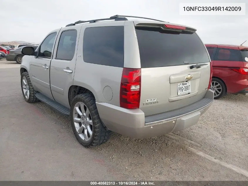 2009 Chevrolet Tahoe Ltz VIN: 1GNFC33049R142009 Lot: 40582313