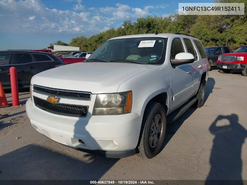 2009 Chevrolet Tahoe Ls VIN: 1GNFC13C49R152411 Lot: 40637849