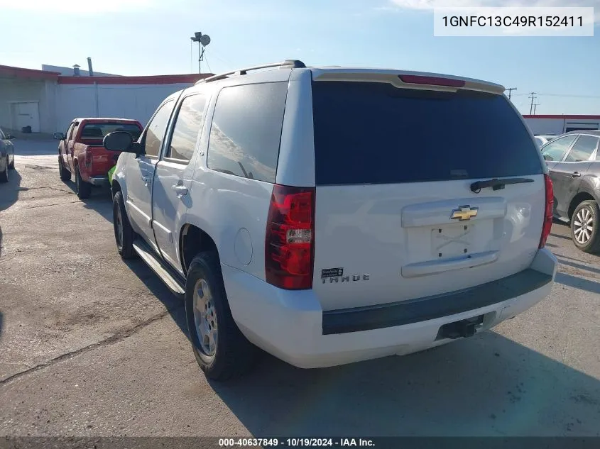 2009 Chevrolet Tahoe Ls VIN: 1GNFC13C49R152411 Lot: 40637849