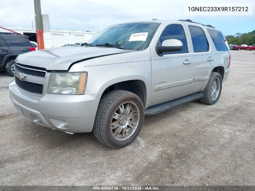 2009 Chevrolet Tahoe Lt2 VIN: 1GNEC233X9R157212 Lot: 40660736