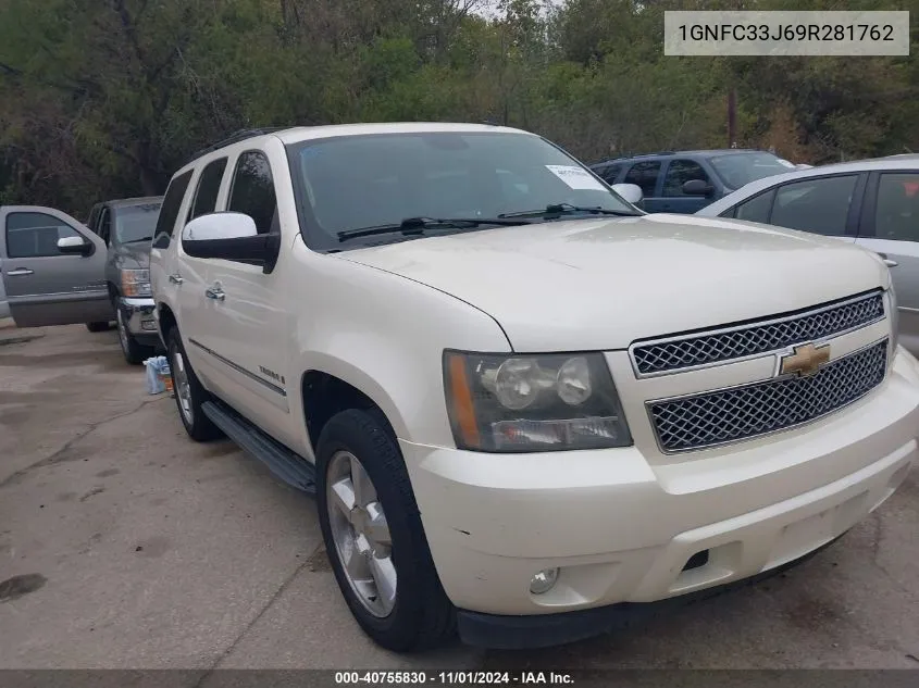 2009 Chevrolet Tahoe Ltz VIN: 1GNFC33J69R281762 Lot: 40755830