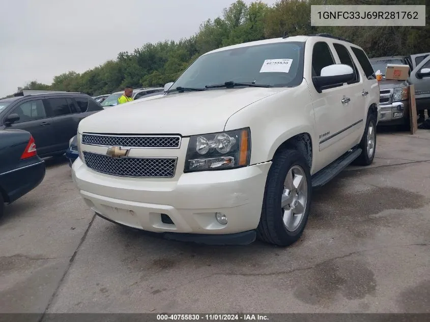 2009 Chevrolet Tahoe Ltz VIN: 1GNFC33J69R281762 Lot: 40755830