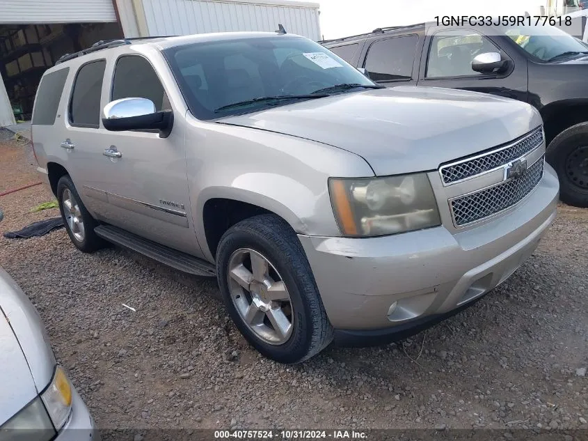 2009 Chevrolet Tahoe Ltz VIN: 1GNFC33J59R177618 Lot: 40757524