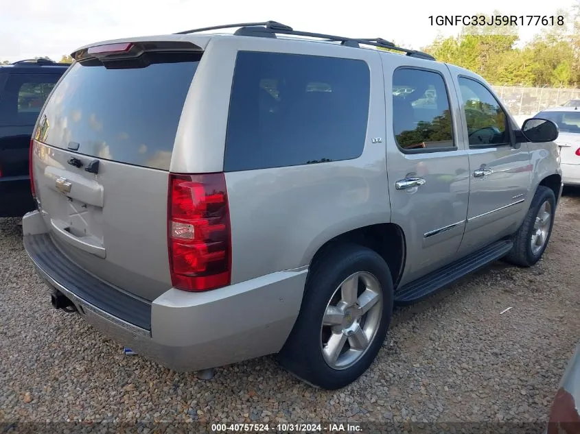 2009 Chevrolet Tahoe Ltz VIN: 1GNFC33J59R177618 Lot: 40757524