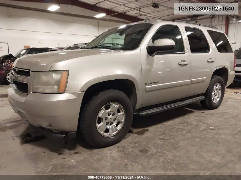 2009 Chevrolet Tahoe K1500 Lt VIN: 1GNFK23009R231640 Lot: 40779656