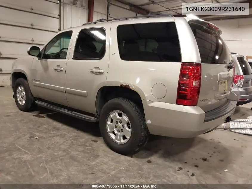 2009 Chevrolet Tahoe K1500 Lt VIN: 1GNFK23009R231640 Lot: 40779656