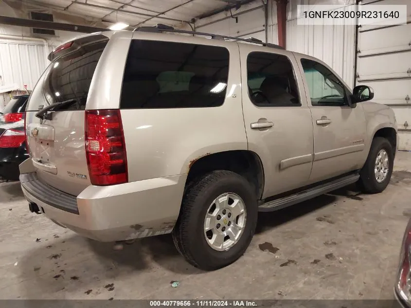 2009 Chevrolet Tahoe K1500 Lt VIN: 1GNFK23009R231640 Lot: 40779656