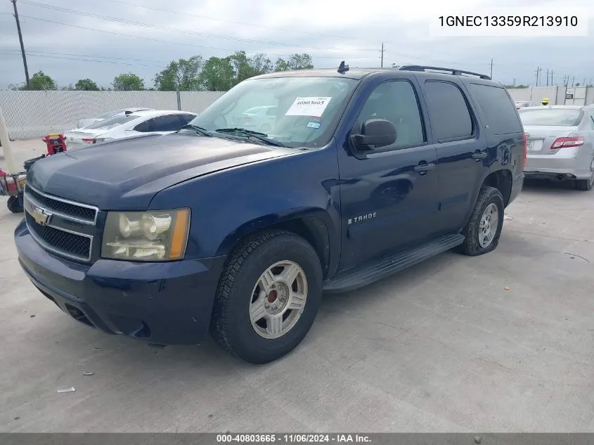 2009 Chevrolet Tahoe Ls VIN: 1GNEC13359R213910 Lot: 40803665