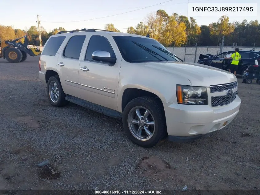 2009 Chevrolet Tahoe Ltz VIN: 1GNFC33J89R217495 Lot: 40816910