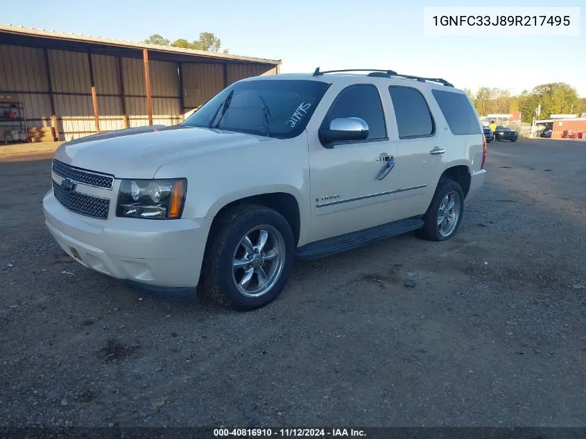 2009 Chevrolet Tahoe Ltz VIN: 1GNFC33J89R217495 Lot: 40816910