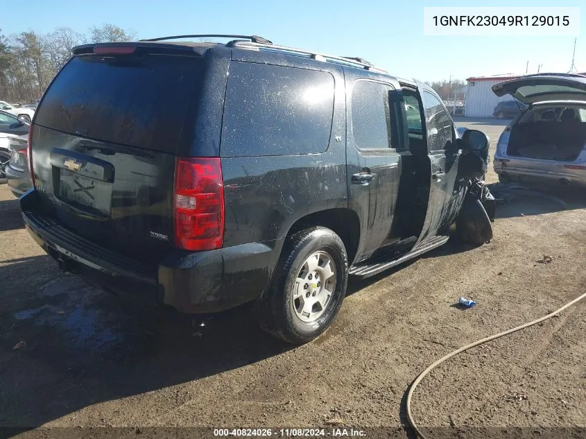 2009 Chevrolet Tahoe Lt1 VIN: 1GNFK23049R129015 Lot: 40824026