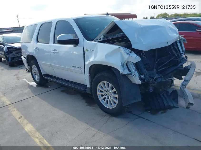 2009 Chevrolet Tahoe Hybrid VIN: 1GNFC13559R121735 Lot: 40839964