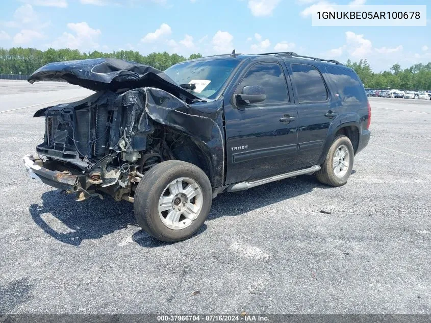 1GNUKBE05AR100678 2010 Chevrolet Tahoe Lt